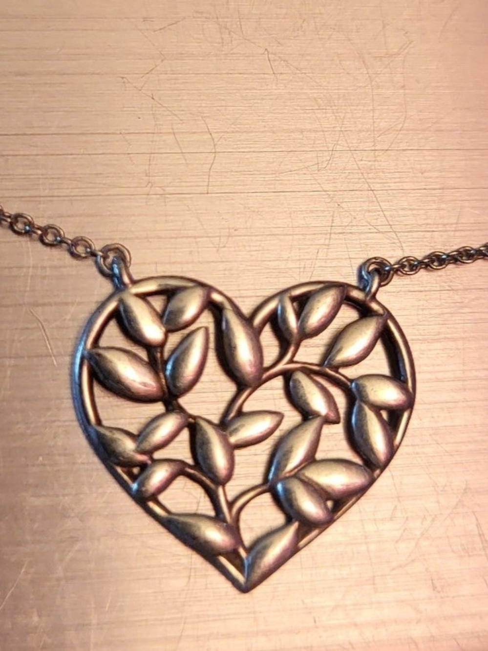 Tiffany & Co. Paloma Picasso Olive Leaf Heart Pendant
